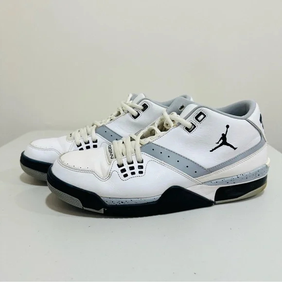 Nike Mens Air Jordan Flight 23 317820-117 White Basketball Shoes Sneakers Sz 9,5 - Picture 1 of 9